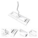 Ventrix White Track Component Ceiling Light