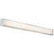 Svelte LED 34.5 inch Chrome Bath Vanity & Wall Light in 2700K, dweLED