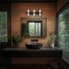 Hourglass LED 24 inch Aged Brass Bath Vanity & Wall Light in 2700K, dweLED