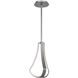 Artemis LED 8.38 inch Brushed Nickel Pendant Ceiling Light, dweLED