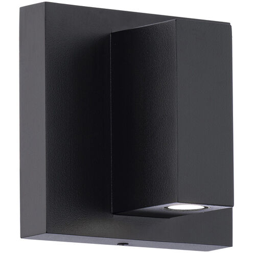 Vue LED 4 inch Black Outdoor Wall Light