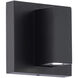Vue LED 4 inch Black Outdoor Wall Light