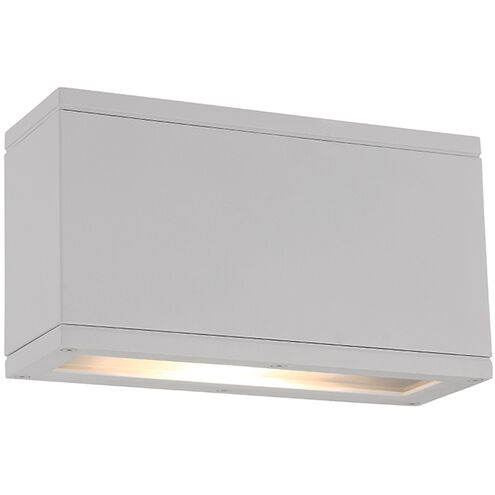 Rubix LED 4 inch White Outdoor Wall Light