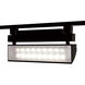 Wall Wash 1 Light 120 Black Track Head Ceiling Light in 3000K