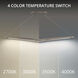 Alleron Linear Pendant Ceiling Light in 4000K, Brushed Nickel, dweLED