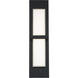 Bandeau LED 22 inch Black Outdoor Wall Light in 4000K, dweLED