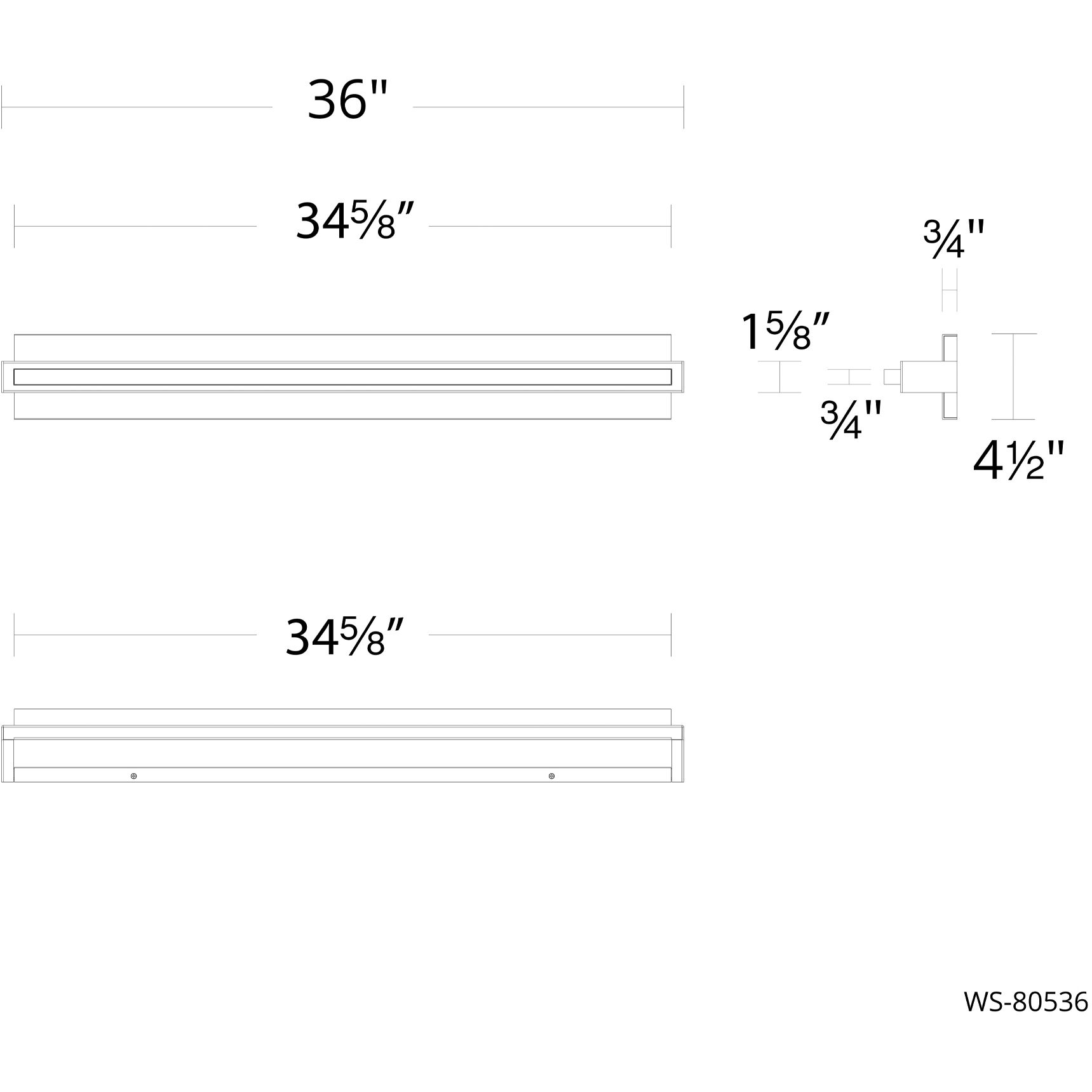 Skate LED 4.5 inch Brushed Nickel Bath Vanity & Wall Light in 2700K, dweLED