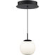 Close Encounters LED 6 inch White Pendant Ceiling Light, dweLED
