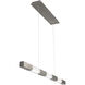 Super Star LED 47 inch Brushed Nickel Linear Pendant Ceiling Light, dweLED