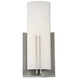 Moderne LED 6.5 inch Satin Nickel Bath Vanity & Wall Light in 2700K, dweLED