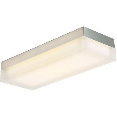 Dice LED 5.38 inch Brushed Nickel Flush Mount Ceiling Light in 3000K, dweLED