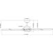 Rotary 65 inch Matte Black Brushed Nickel with Matte Black Blades Downrod Ceiling Fans in Brushed Nickel Matte Black
