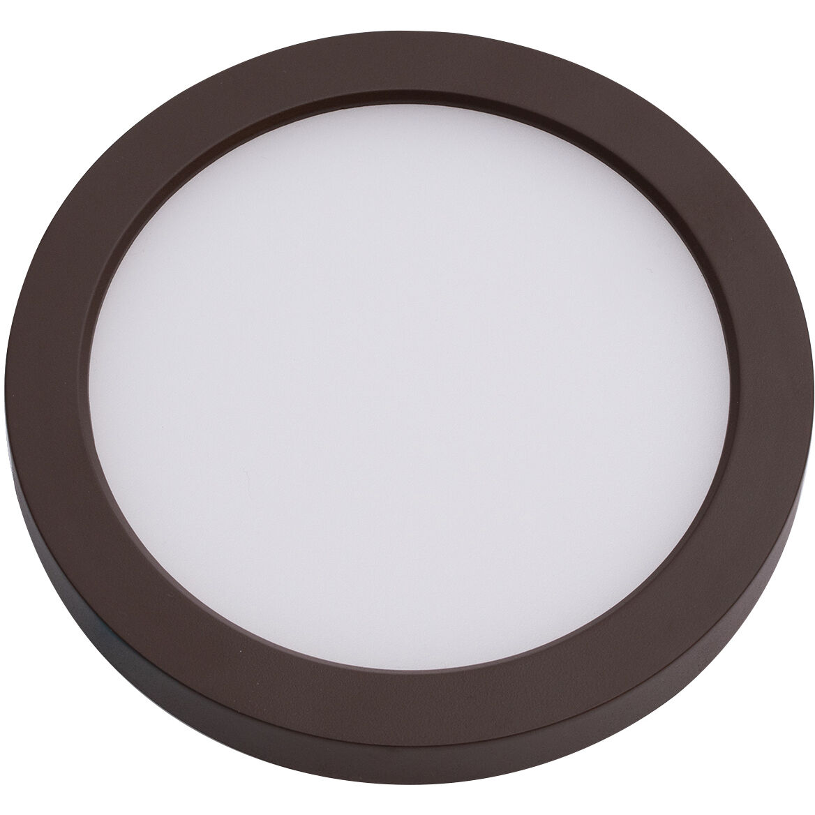 Round LED 5.25 inch Bronze Flush Mount Ceiling Light in 3000K, 1, WAC Limited