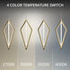 Tribeca LED 9 inch Aged Brass Pendant Ceiling Light in 4000K, dweLED