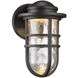 Steampunk LED 10 inch Bronze Outdoor Wall Light, dweLED