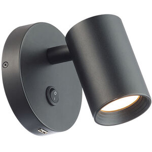 Kepler Reading Light Wall Light in Black, dweLED