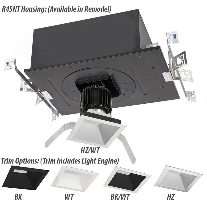 Volta LED Black Recessed Lighting in Spot, 85, 2700K