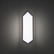 Corte LED 15.38 inch Black Outdoor Wall Light in 3500K, dweLED