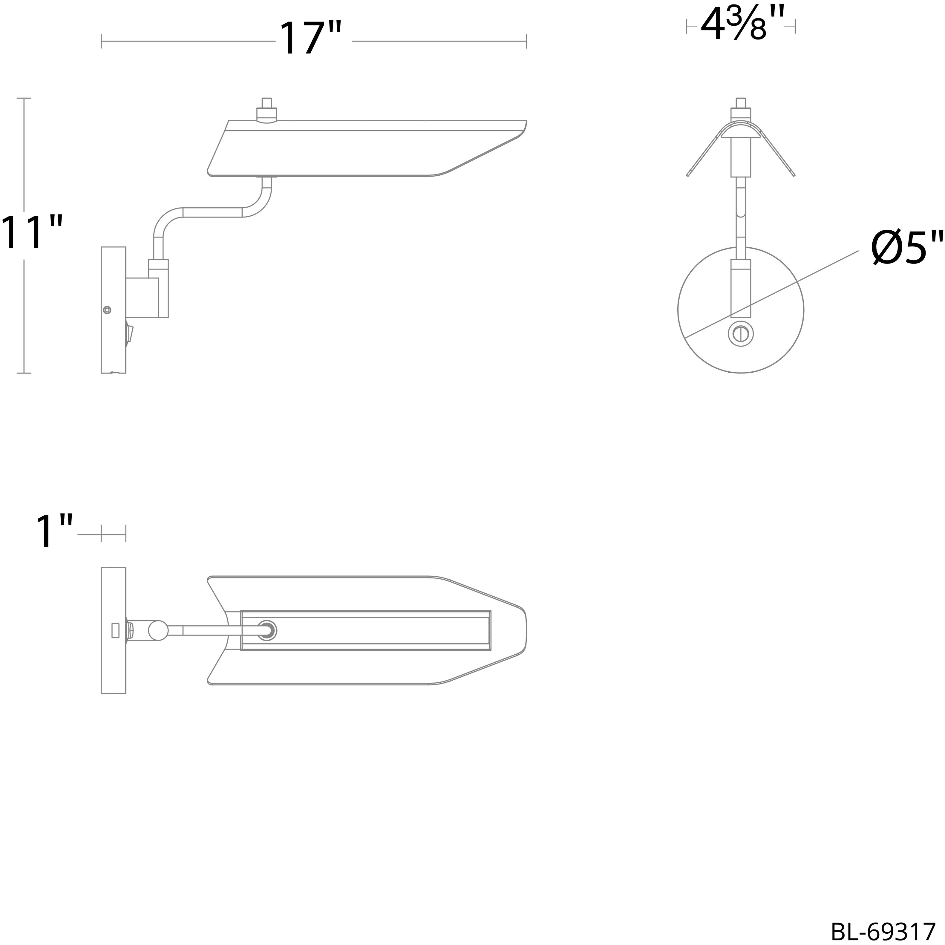 Loyd Reading Light Wall Light, dweLED