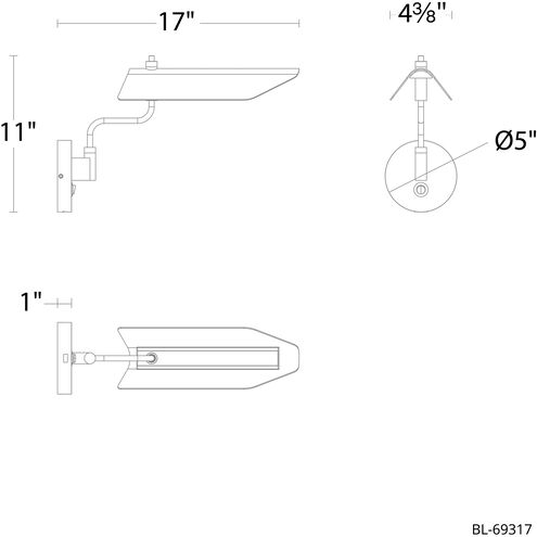 Loyd Reading Light Wall Light, dweLED