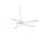 Disc II 52 inch Matte White Downrod Ceiling Fans, Limited Fan