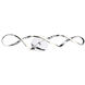 Interlace LED 37.5 inch Chrome Bath Vanity & Wall Light, dweLED