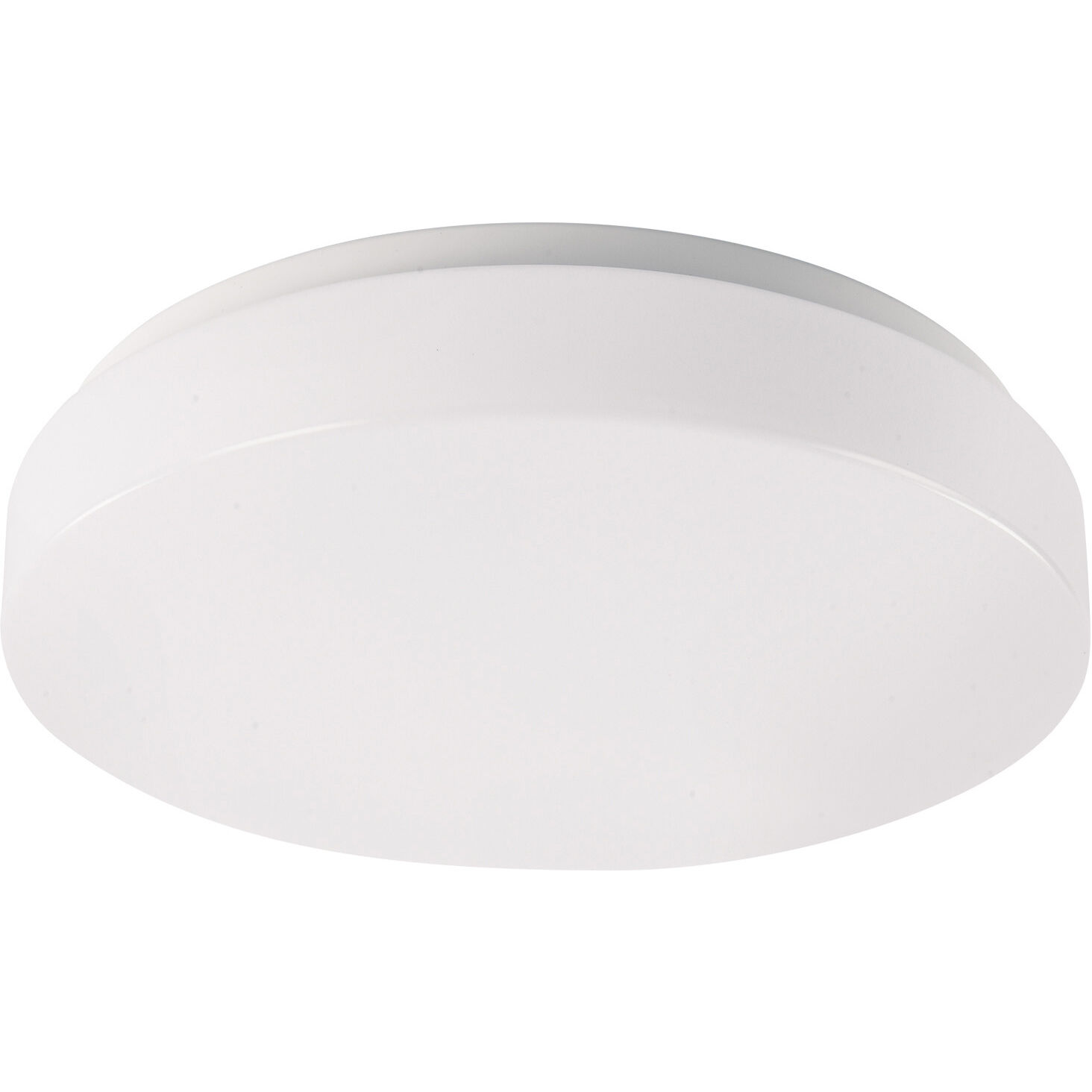 White flush ceiling light outlet