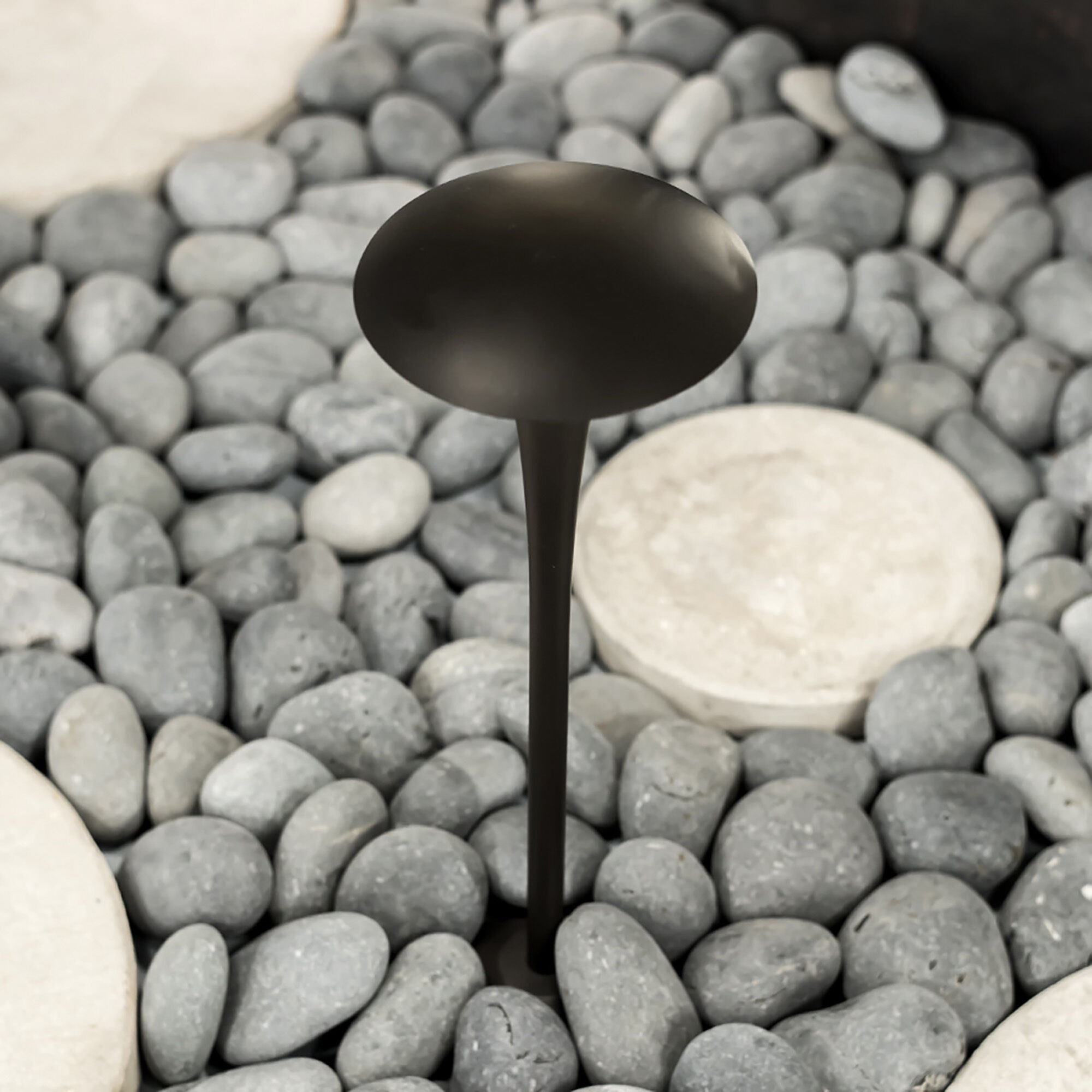 Round 12 5.8 watt Bronze Path Lighting in 3000K, Path and Area Light, WAC Landscape