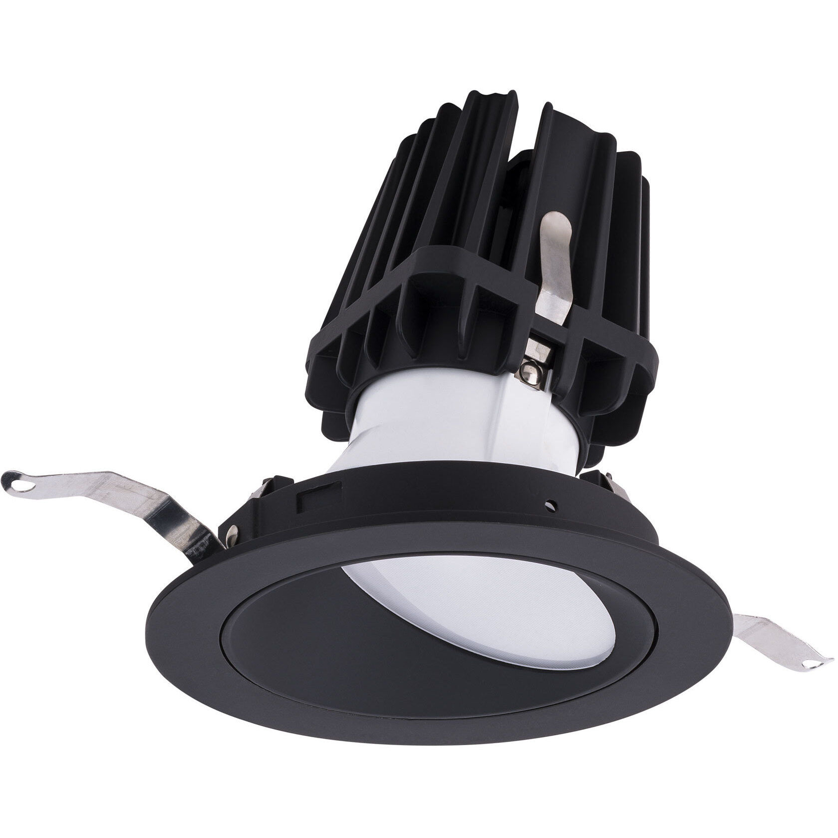 FQ Integrated LED Black Recessed Trim in 2700K, 4" LED