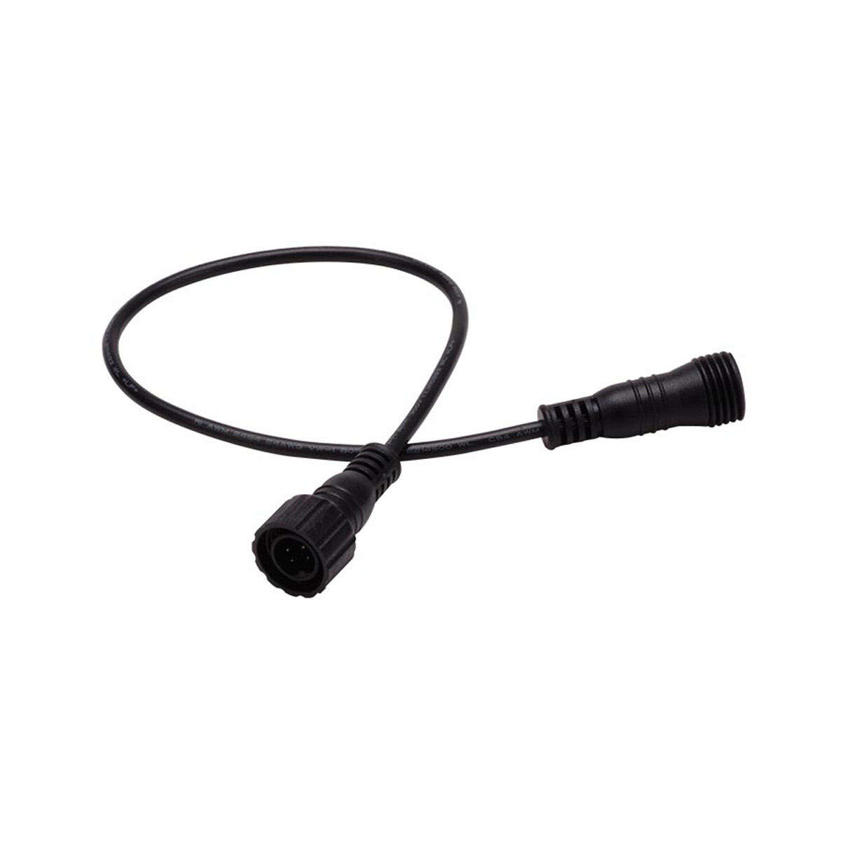 Tyler 0.75 inch Black Outdoor LED Strip Lighting in 12in., Outdoor Strip Light 12V Accessories, WAC Landscape