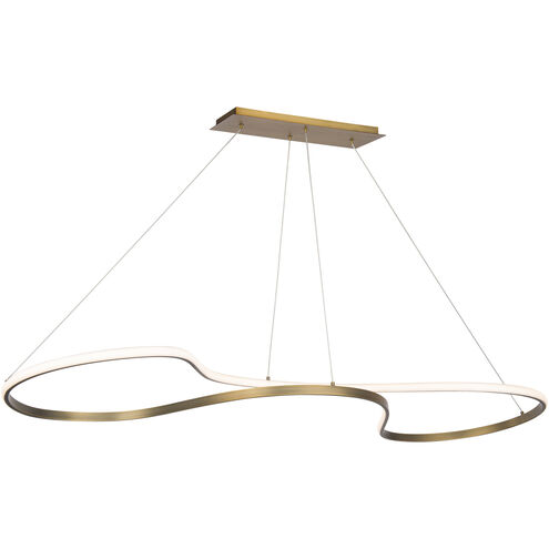 Marques LED 49 inch Aged Brass Pendant Ceiling Light, dweLED