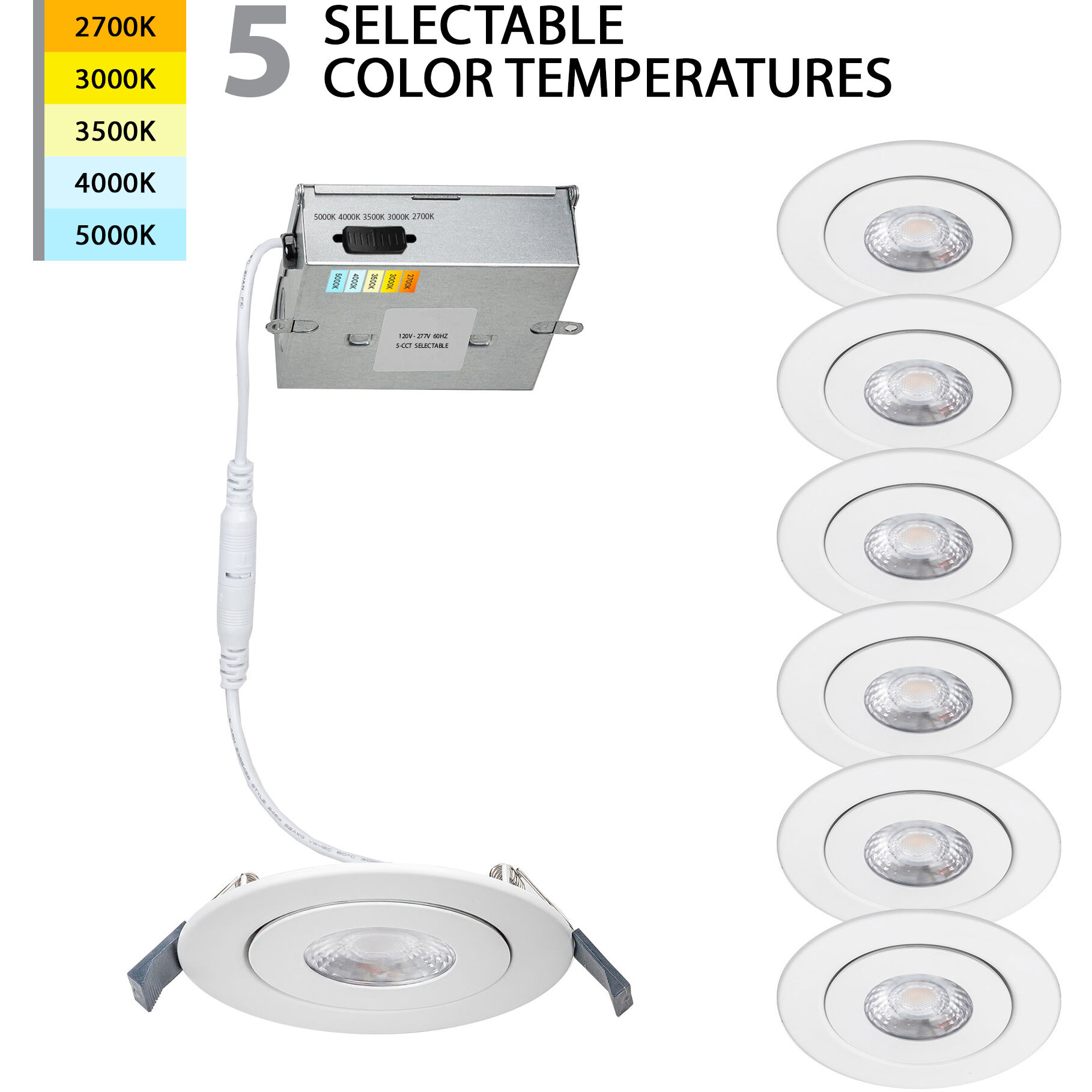6 gimbal led recessed lighting new arrivals