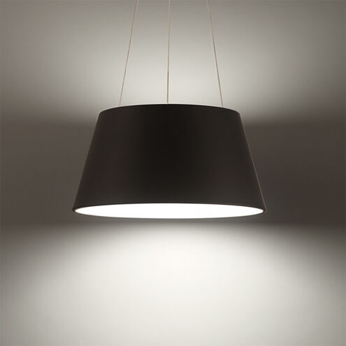 Vida LED 18 inch Black Pendant Ceiling Light, dweLED