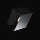 Boxi Wall Sconce Wall Light in 3000K, Black, dweLED
