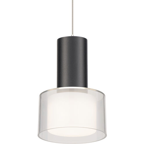 Twist-N-Lite LED 5 inch Black Mini-Pendant Ceiling Light