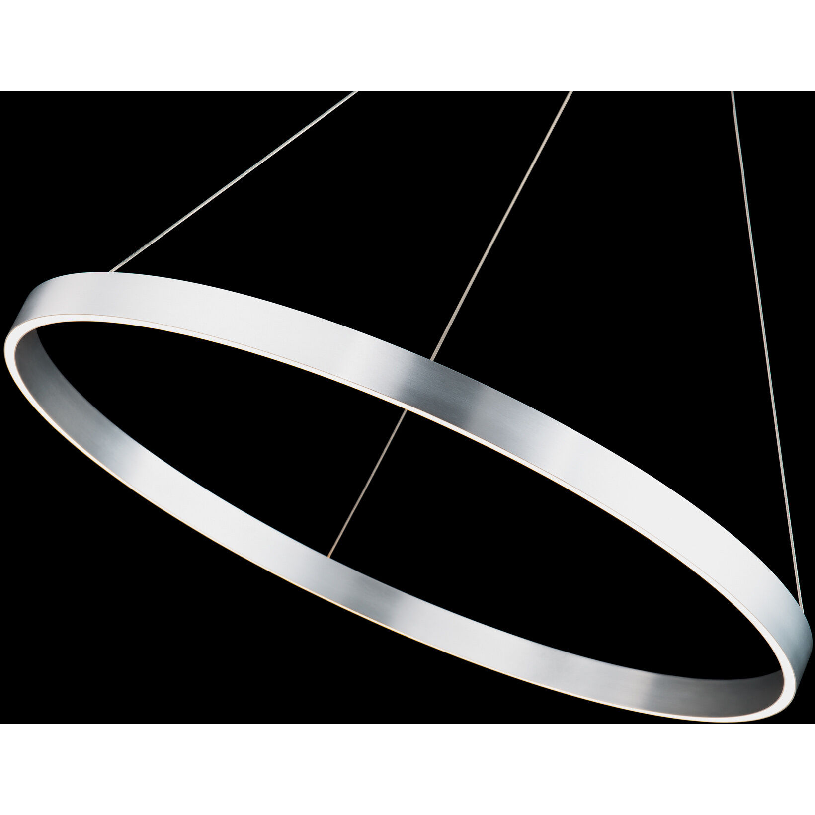 Sirius LED 31 inch Brushed Aluminum Pendant Ceiling Light, dweLED