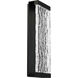 Fusion LED 20 inch Black Outdoor Wall Light, dweLED