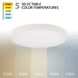Edgeless Round LED 5 inch White Flush Mount Ceiling Light