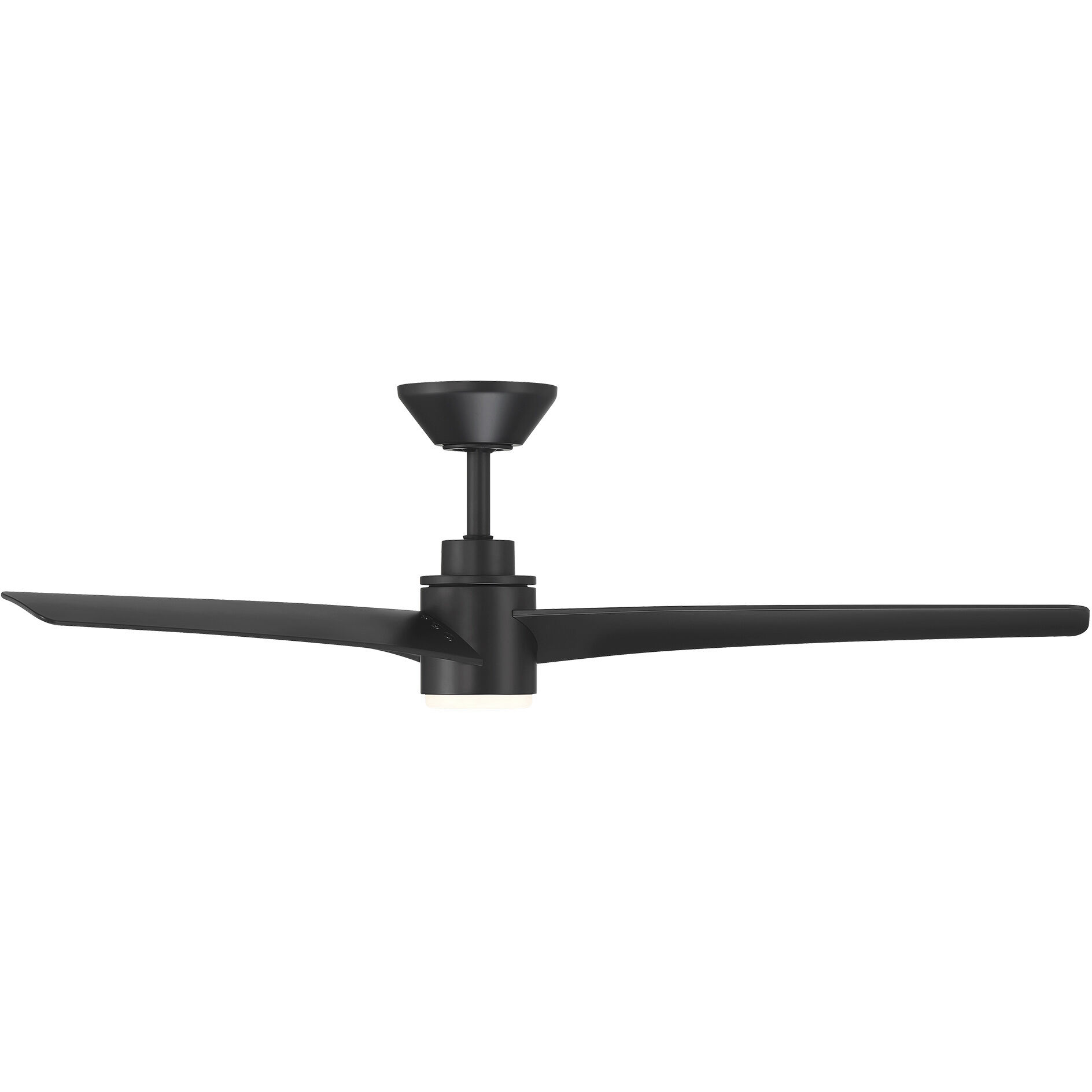 Novelle 52 inch Matte Black Downrod Ceiling Fan