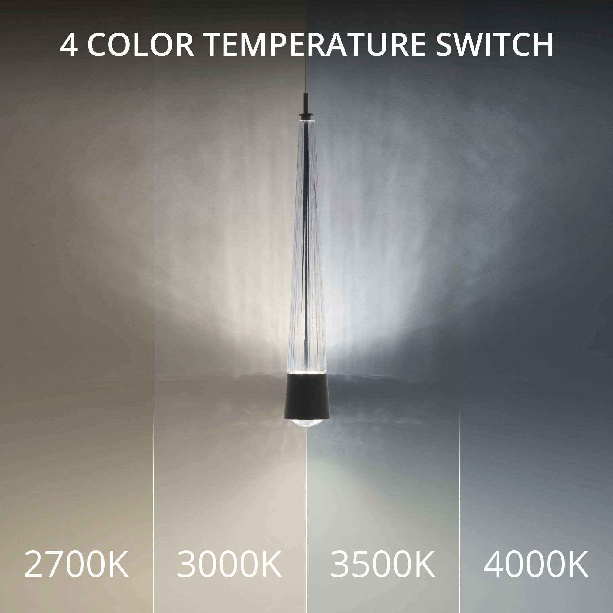 Quill LED 23 inch Black Multi-Light Pendant Ceiling Light, dweLED