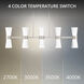 Hourglass Linear Pendant Ceiling Light in 3000K, Brushed Nickel, dweLED