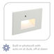 WAC 120V Step Light Anti Microbial LED 1.5 inch White ADA Step and Wall Light in Amber, WAC Lighting