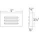 Tyler 12 4 watt Black Step and Wall Lighting in 3000K, WAC Landscape