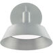 Rockport 1 Light 11 inch Brushed Aluminum Outdoor Wall Light, dweLED