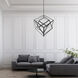 Atlas LED 35.25 inch Black Chandelier Ceiling Light, dweLED