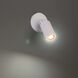 Cylinder LED 5.06 inch White Outdoor Wall Light