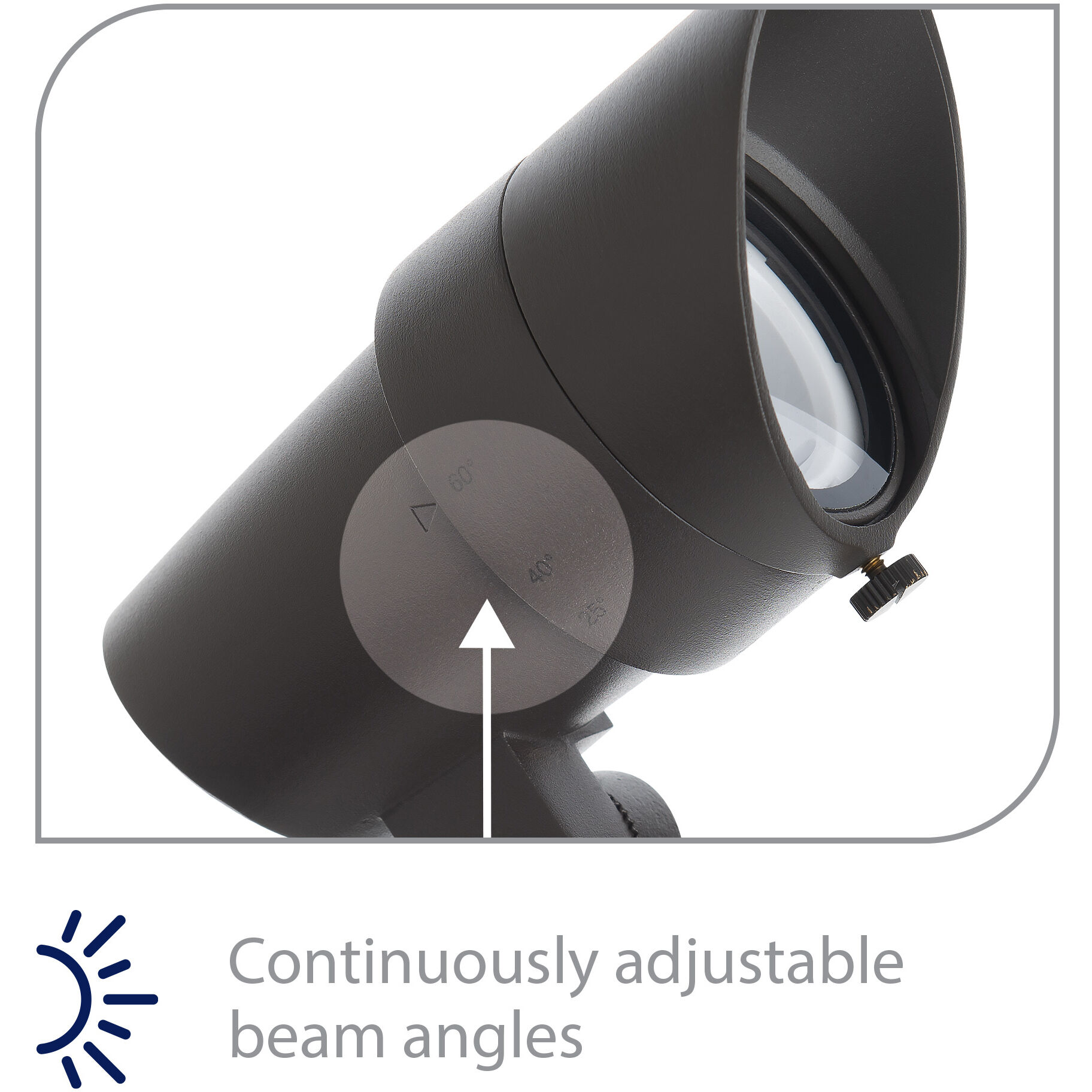 Tyler Black 7 watt LED Spot and Flood Lighting in 2700K, Low Voltage Accent Light, WAC Landscape