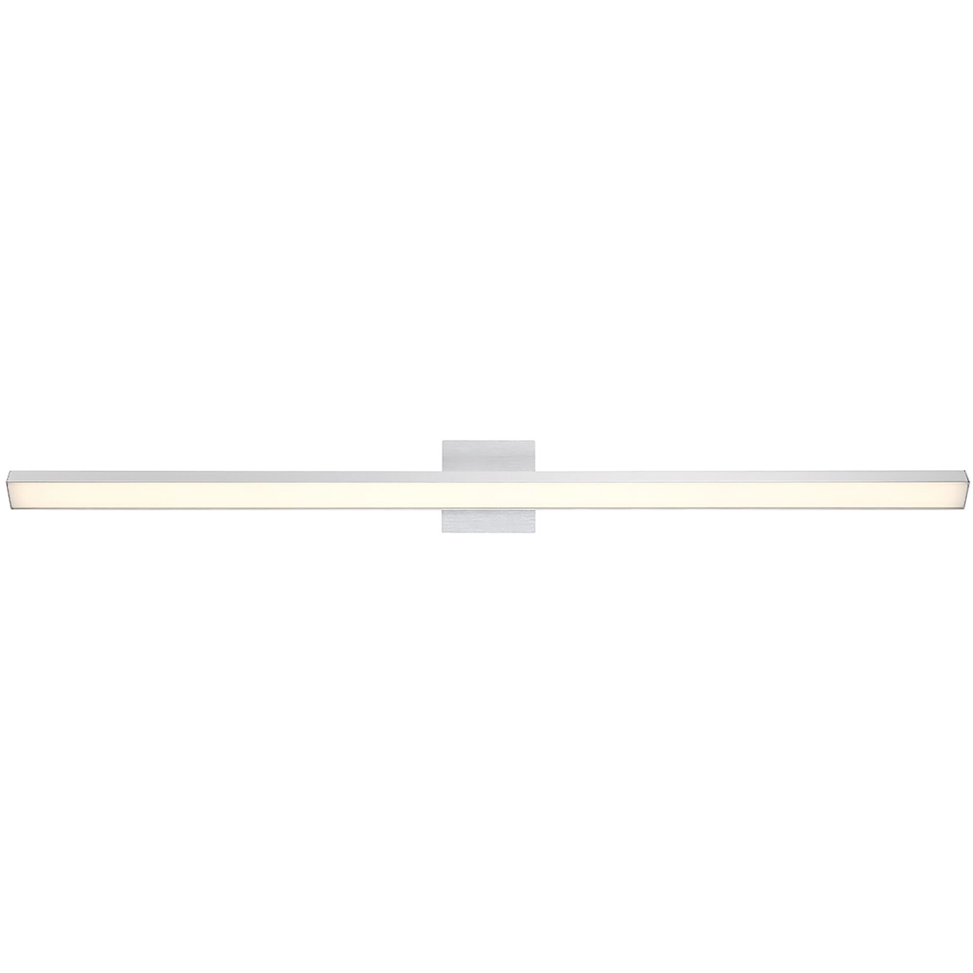 Revel LED 97.94 inch Brushed Aluminum Bath Vanity & Wall Light, dweLED