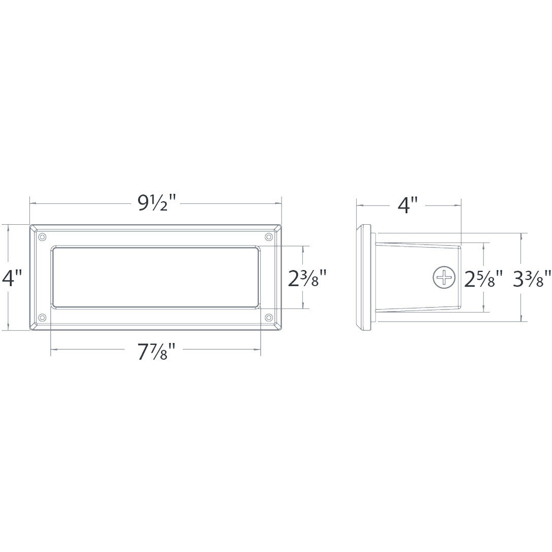 Endurance LED 4 inch Graphite Outdoor Wall Lighting, WAC Limited
