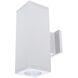 Cube Arch LED 5.5 inch White Sconce Wall Light in Flood, 90, 3000K, Straight Up/Down